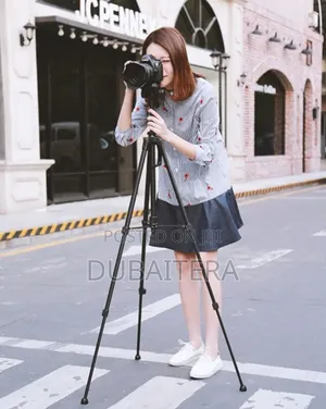 Lightweight Camera Tripod and Smart Phone