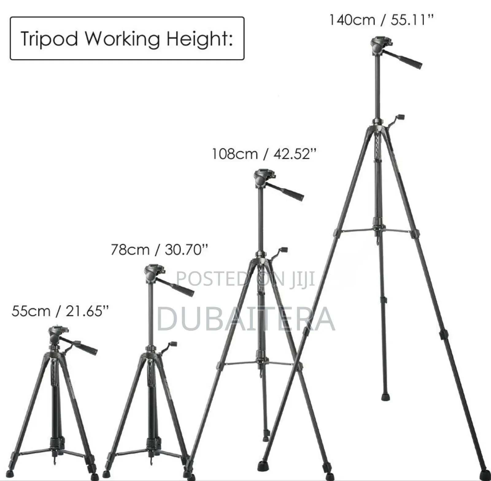 Heavy Duty Tripod for Camera and Smart Phone