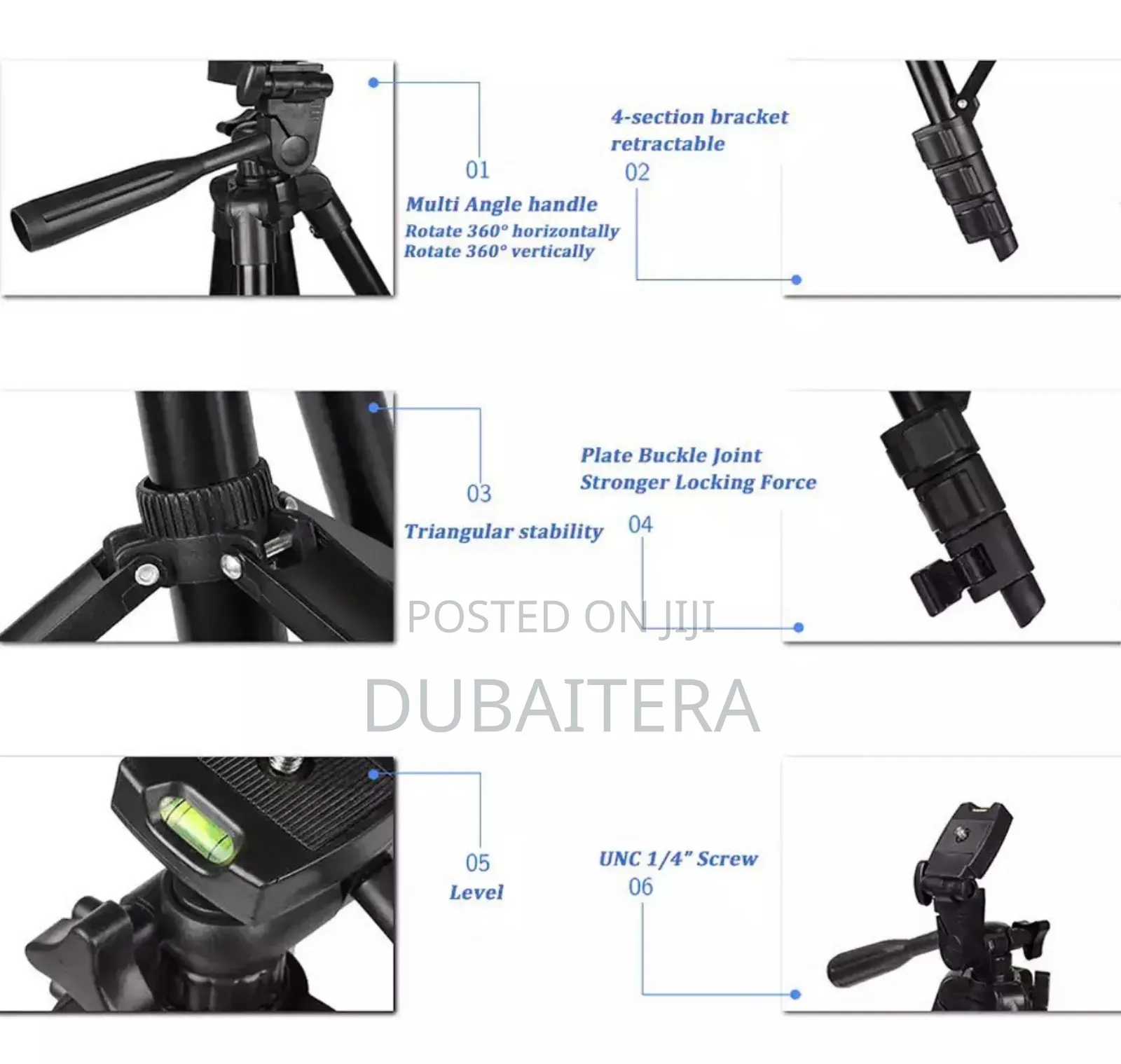 54 Inch Lightweight Camera Tripod