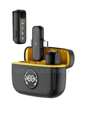 Collar Microphone Wireless, Compact Clip-on Lavalier 3 Modes