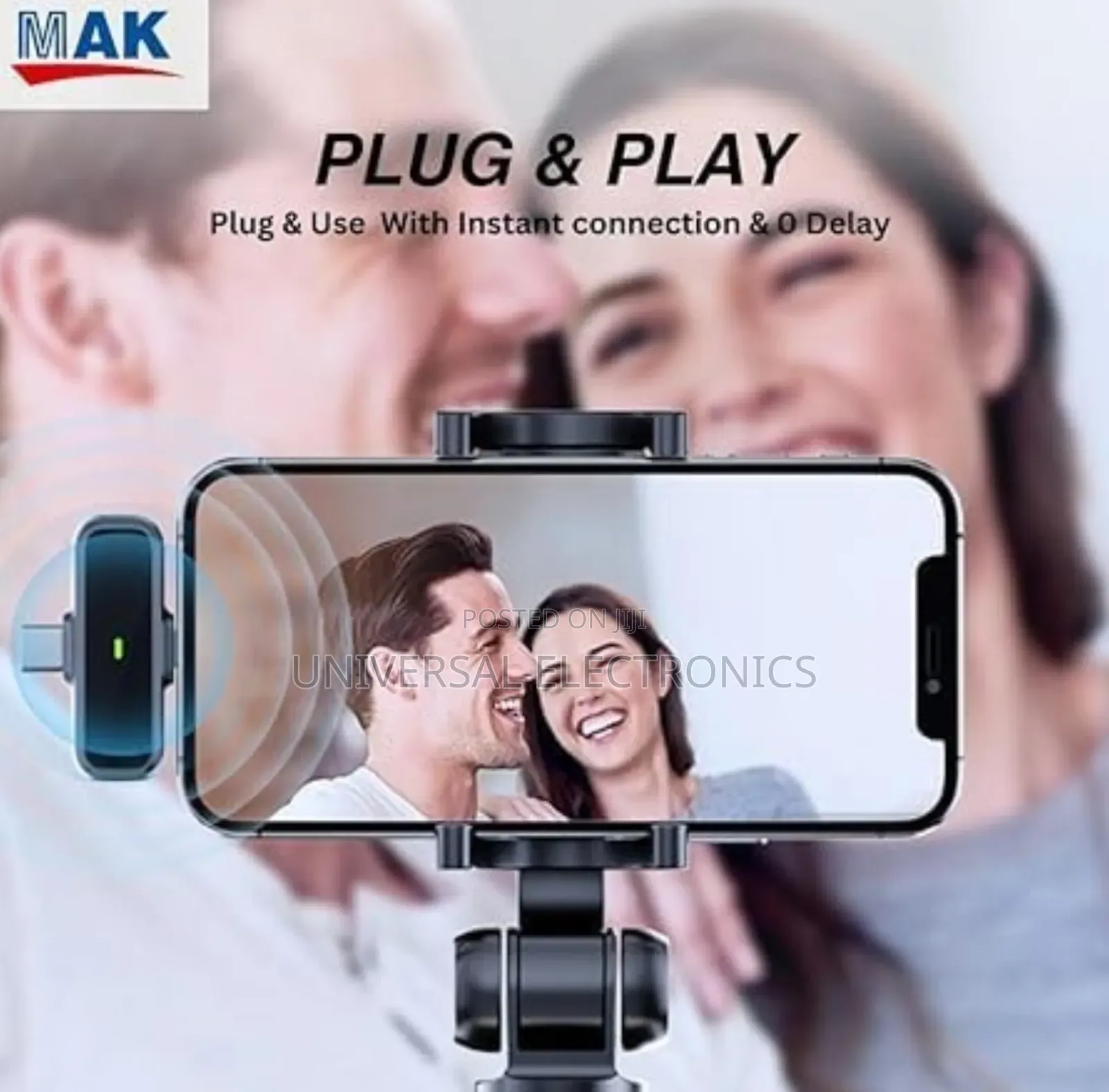 Collar Microphone Wireless, Compact Clip-on Lavalier 3 Modes