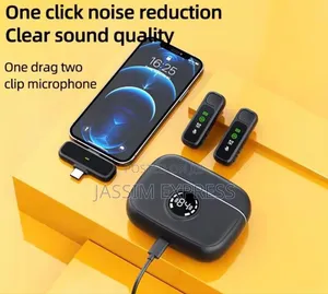 Dual Collar Microphone With One Click Noise Reduction