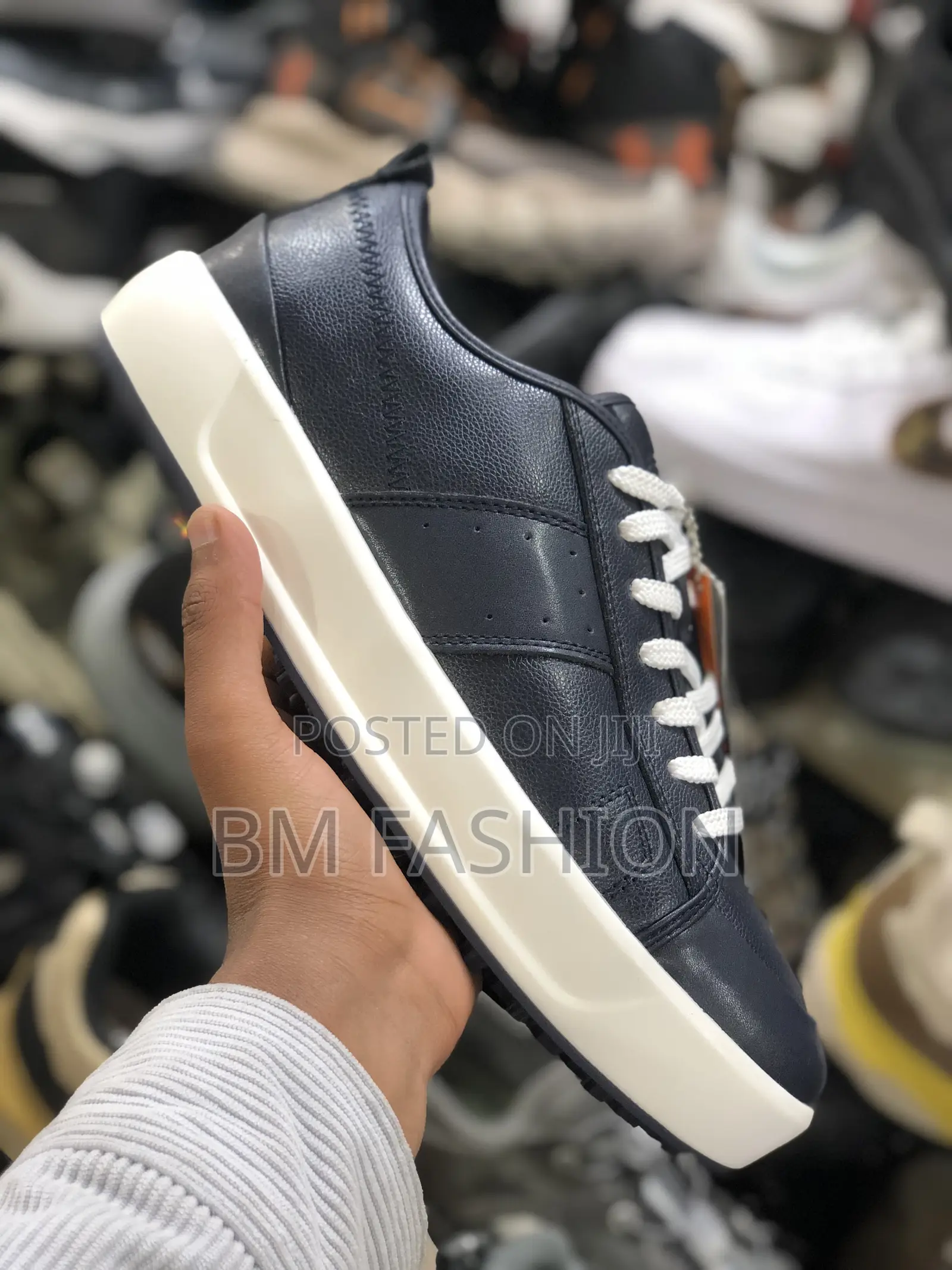 Goupu Blue Flat Shoes