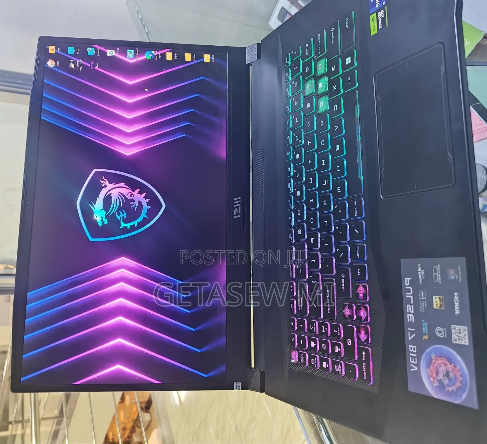 New Laptop MSI Pulse GL66 16GB Intel Core I9 SSD 1T