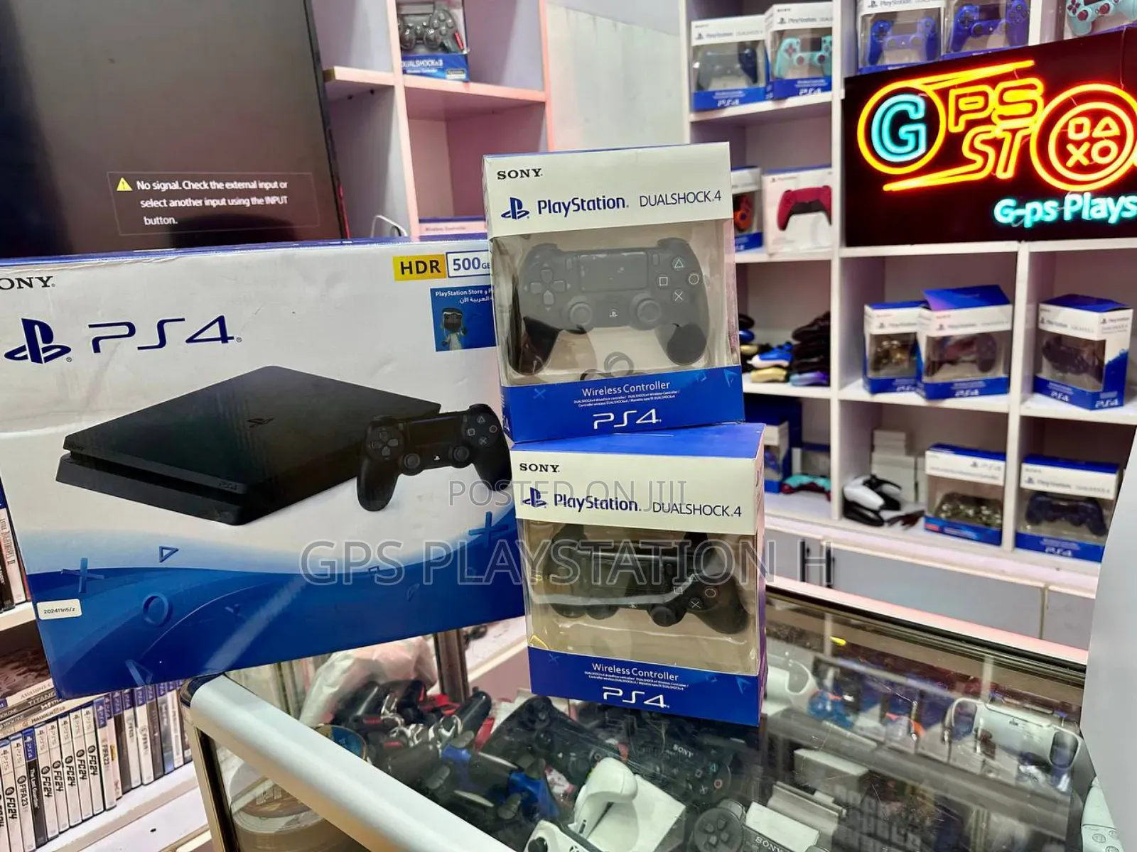 Playstation 4 Slim Model Ps4አዲስ ያልተከፈተ