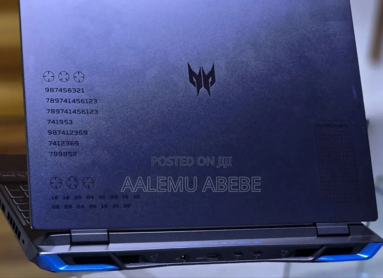 New Laptop Acer Predator Helios 300 32GB Intel Core I7 SSD 1T