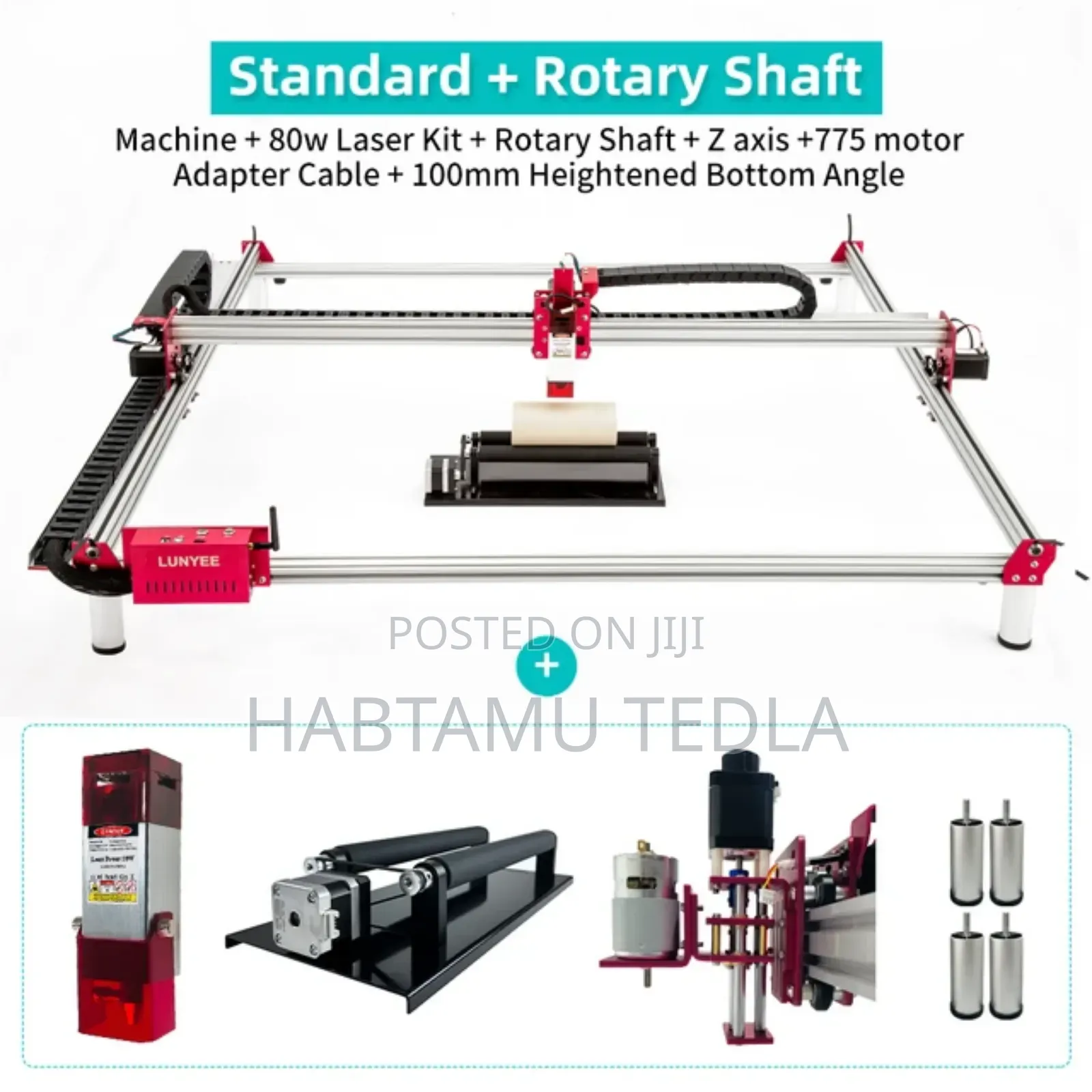 80w Laser Cutting Engraving + Carving CNC Diy Cutter Printer