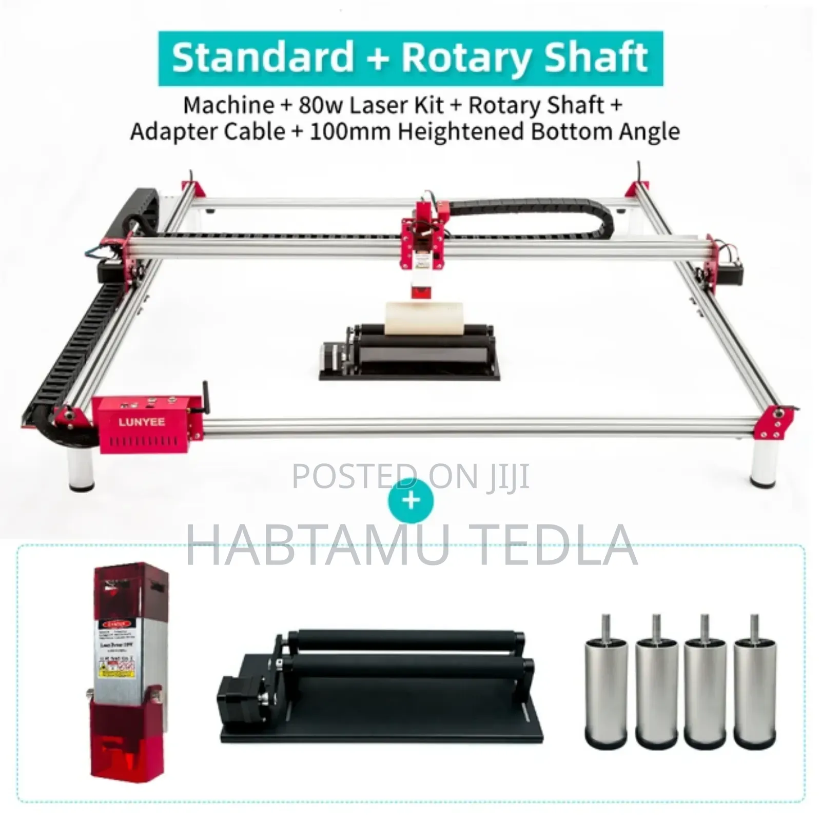 80w Laser Cutting Engraving + Carving CNC Diy Cutter Printer