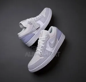 Photo - Jordan 1 Flat High Master Quality Shoes Full Gray