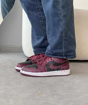 Jordan 1 Flat High Master Quality Shoes Black Brwon