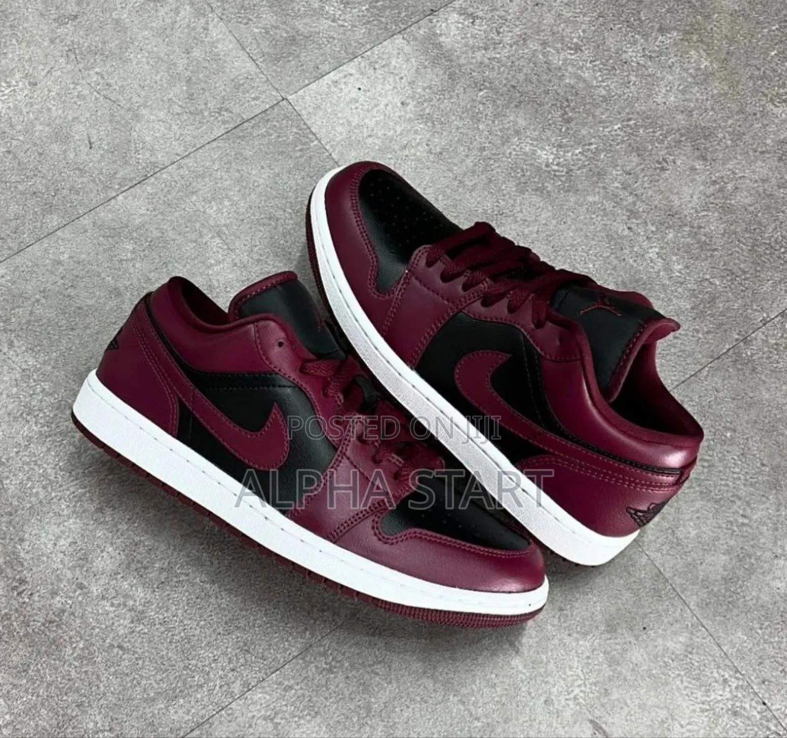 Jordan 1 Flat High Master Quality Shoes Black Brwon