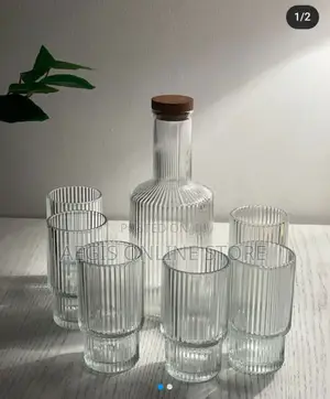 7pcs Glass Water Set