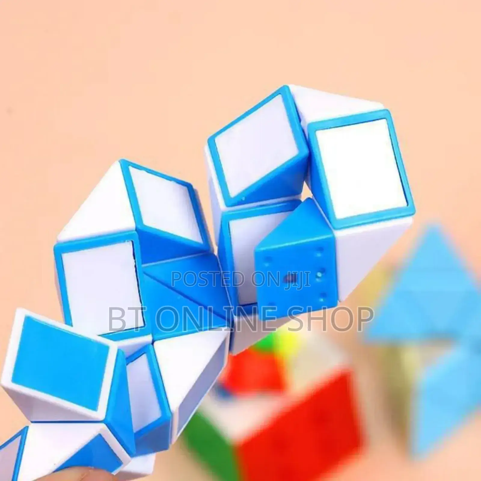 3 in 1 Stress Reliver Plastic Cube