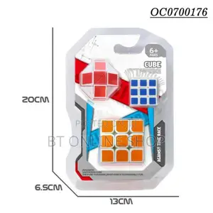 3 in 1 Stress Reliver Plastic Cube