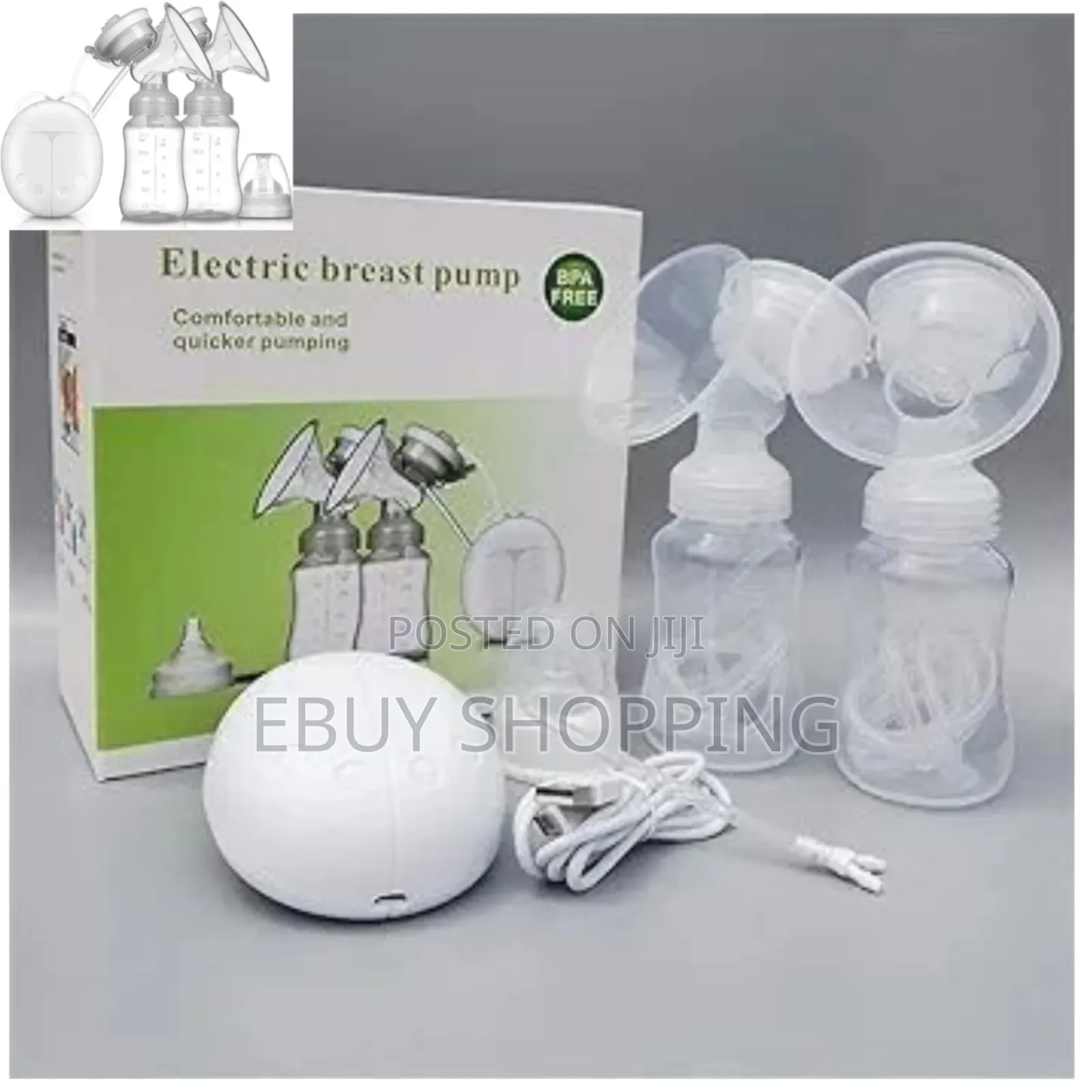 Smart Double Breast Pump–App-Connected, Customizable Rhythms