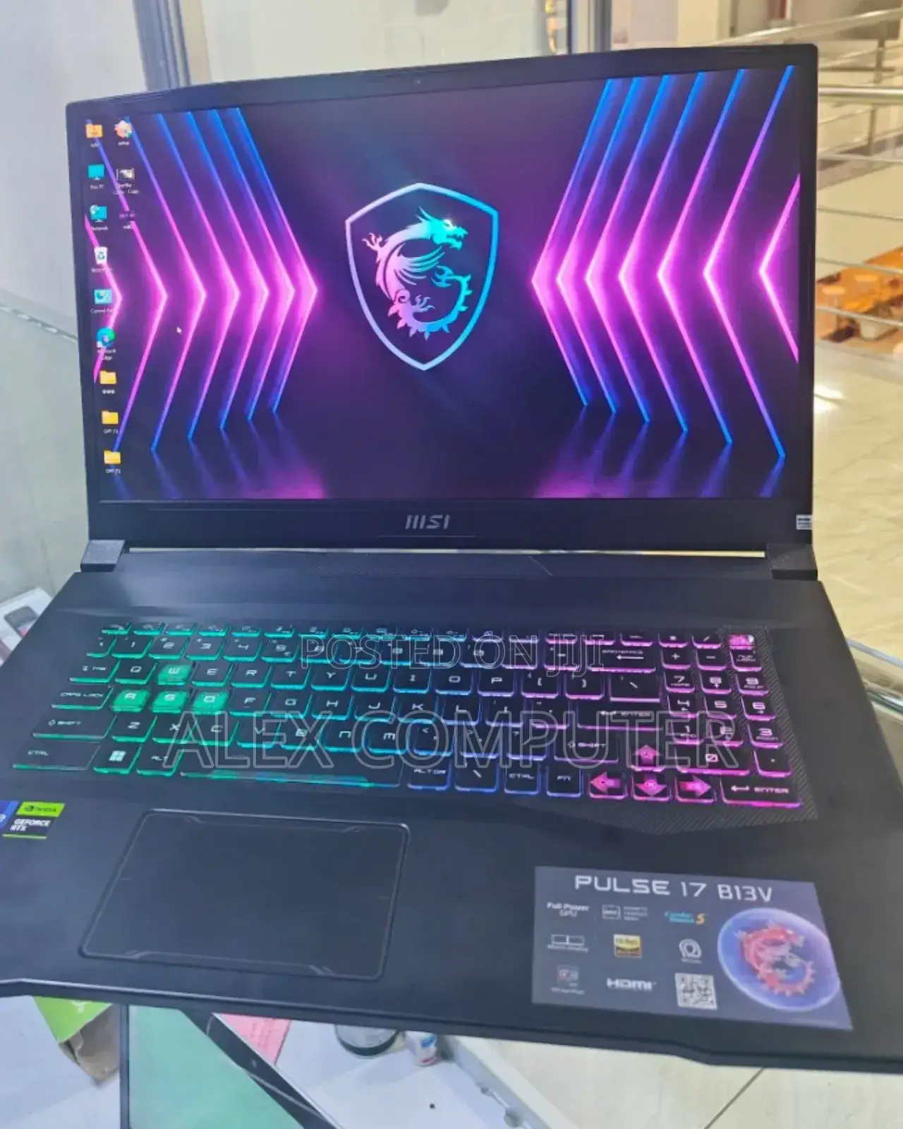 New Laptop MSI Pulse GL66 16GB Intel Core I9 SSD 1T