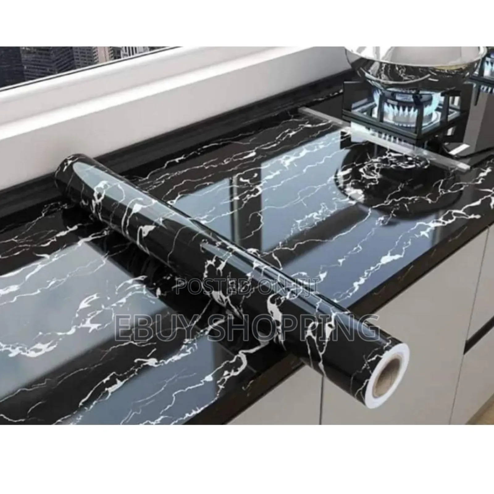 Black White Sticker for Countertops, Tables Wardrobes