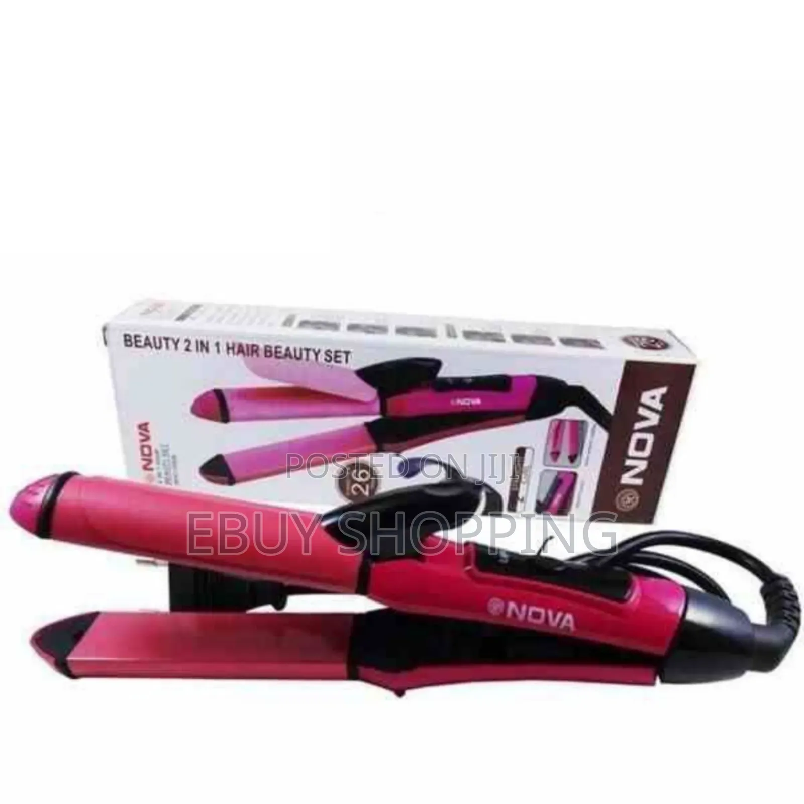 Nova Beauty Duo: Sleek, Shine, and Bounce in One Tool**