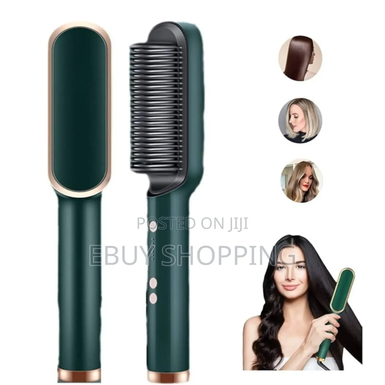 *Ergonomic Straight Comb: Painless Styling for Long Sessions