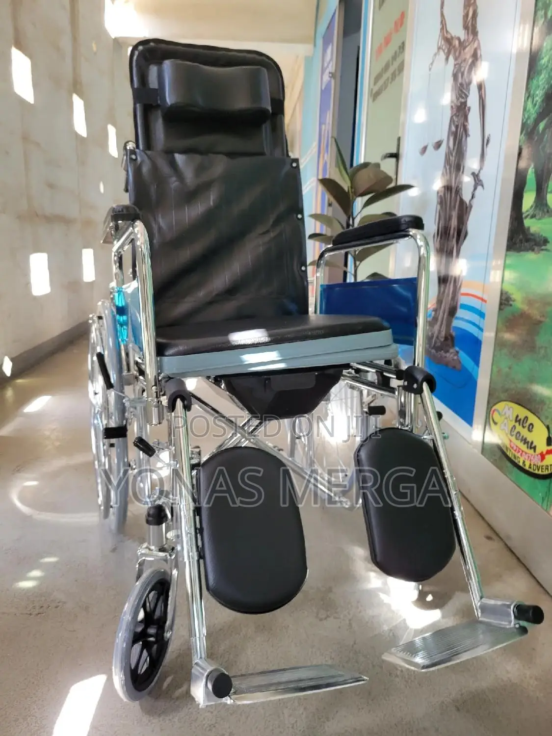 Wheelchairð4folding Bathroom Shower Chair With Leg Rests