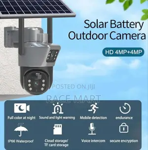 ሲም የሚቀበል ባለ ሶላር የደህንነት ካሜራ