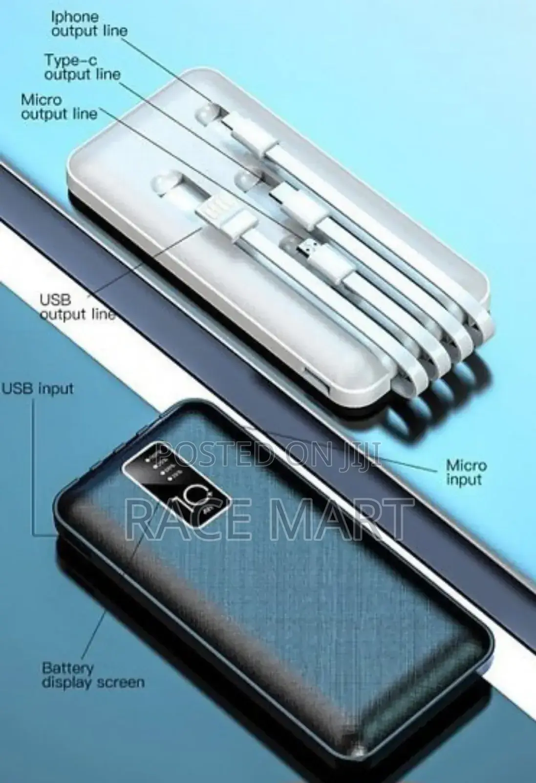 Hepu አስተማማኝ ኦሪጅናል 10,000mah ፓወር ባንክ