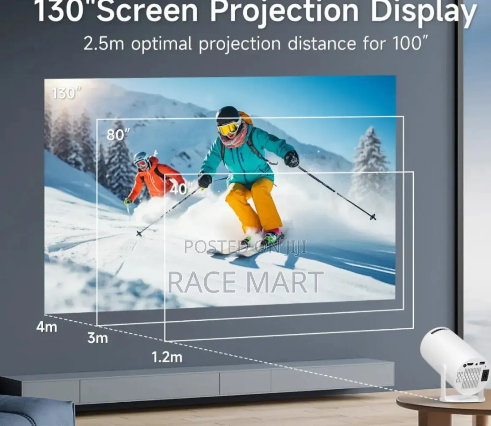 ስማርት አንድሮይድ ፕሮጀክተር