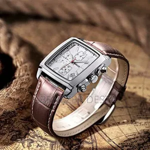 Business Analog Fashion Casual Chronograph Rectangular