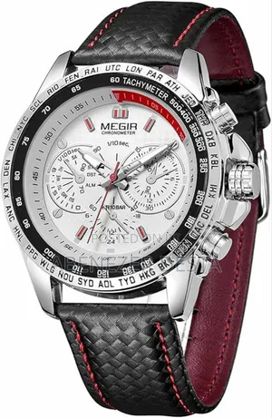 Megir Men Quartz Watches Top Brand Luxury Chronograph