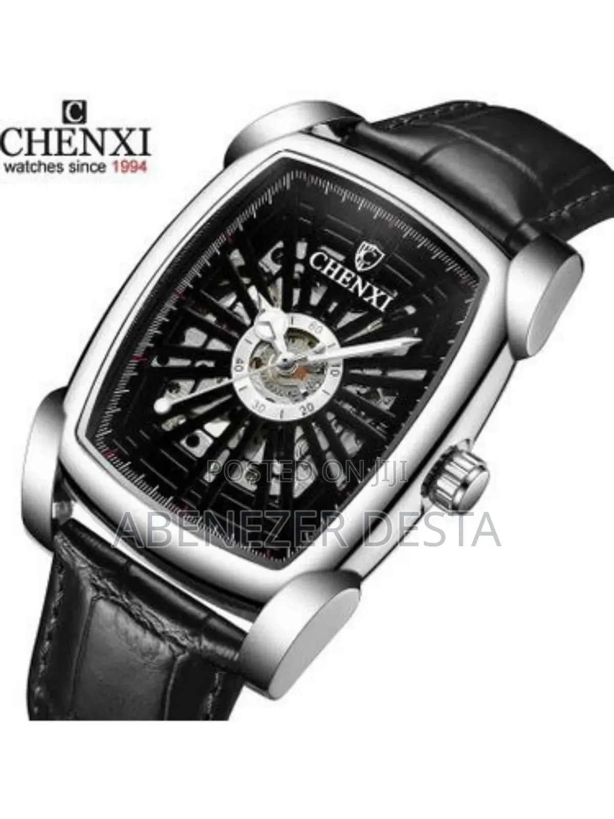 Luxury Men Hollowing Square Automatic Mechanical Chenxi