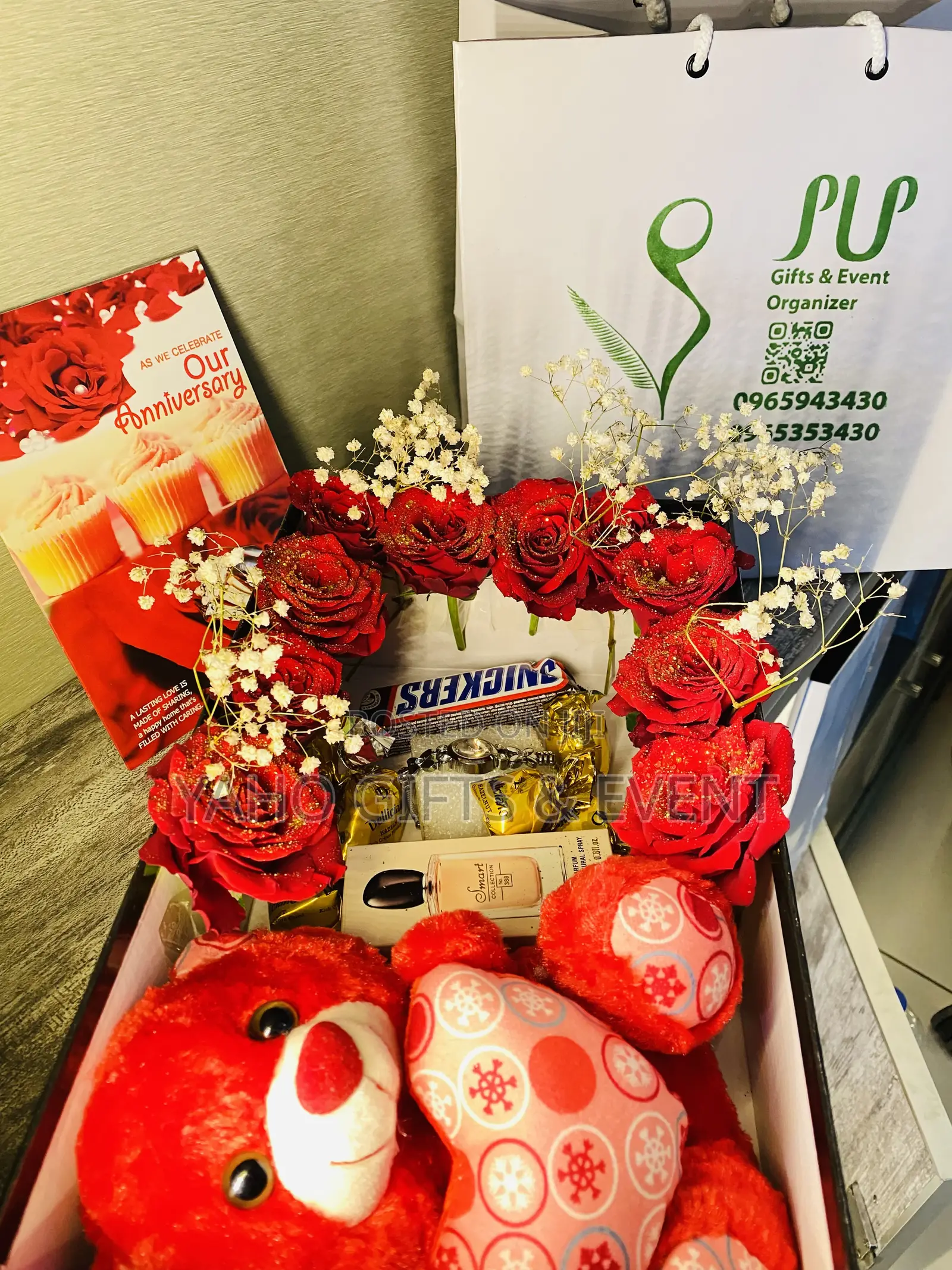 Small Toy,Perfume,Watch, Chocolate and Flower Gift