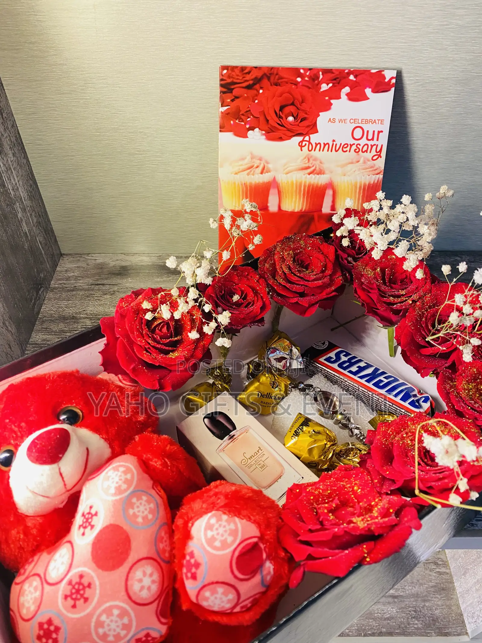 Small Toy,Perfume,Watch, Chocolate and Flower Gift