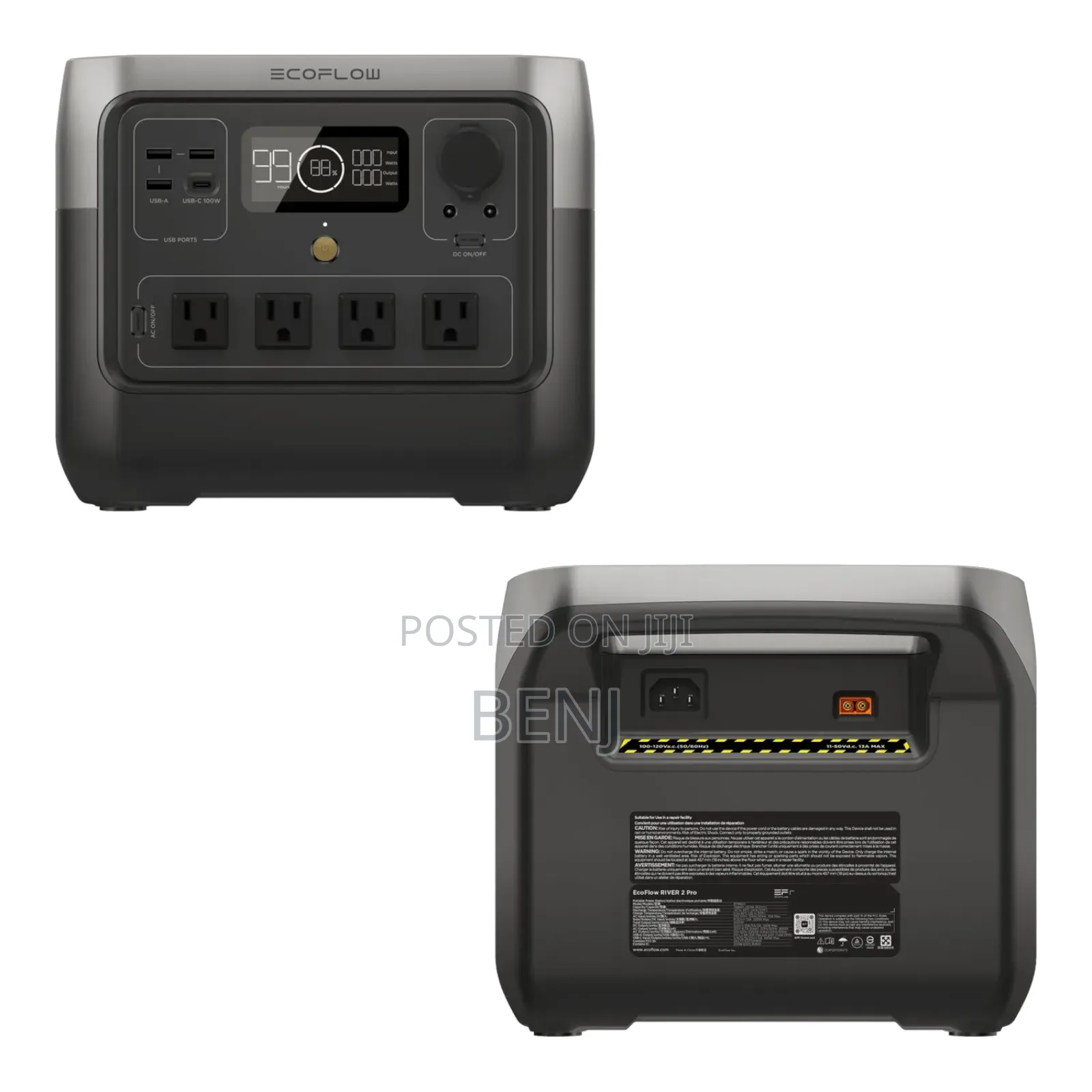 Ecoflow River 2 Pro Portable Power Station 800w-1600w 768wh