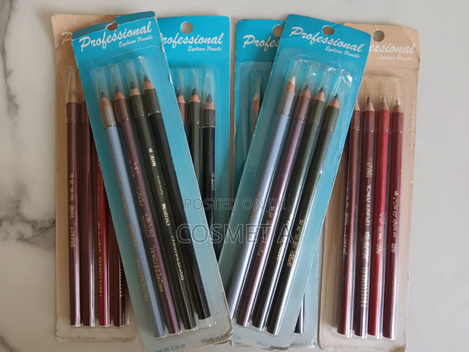 Professional Make-up Lipliner/Eyeliner Pencil (4 In 1)