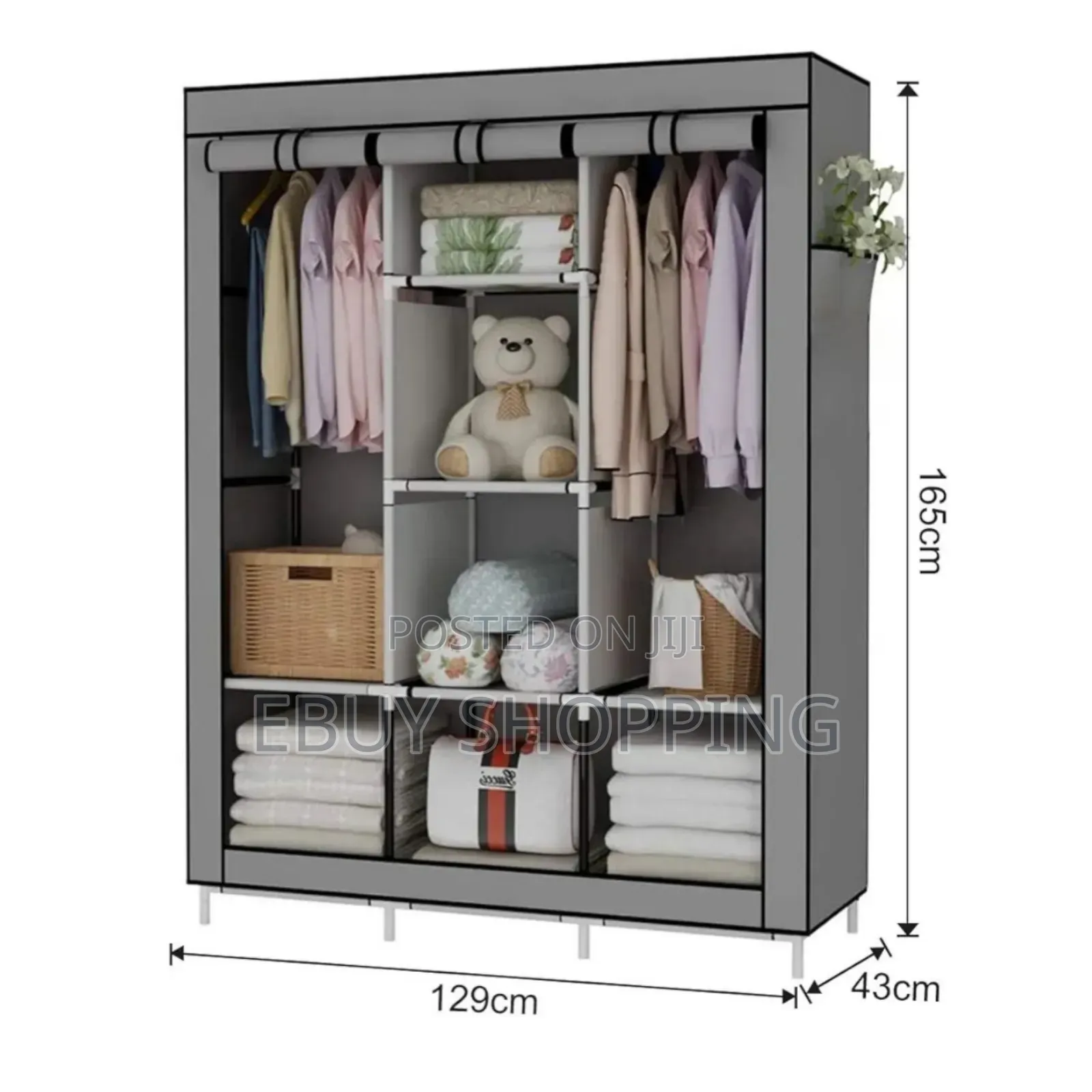 **Adaptable Closet System – Effortless Mobility**