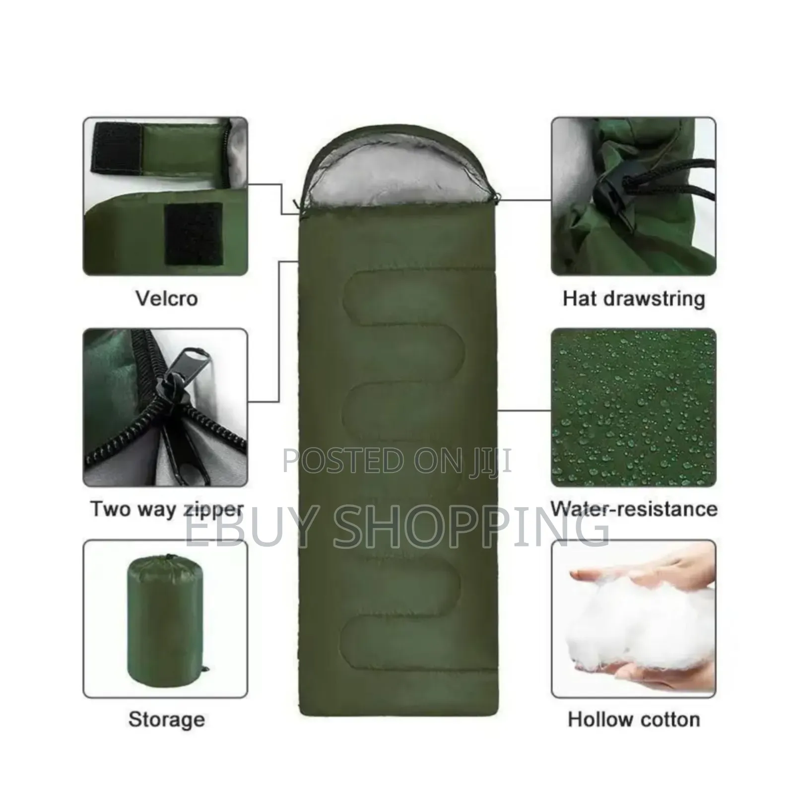 Dual-Color Sleeping Bag Stylish Design for Every Occasion