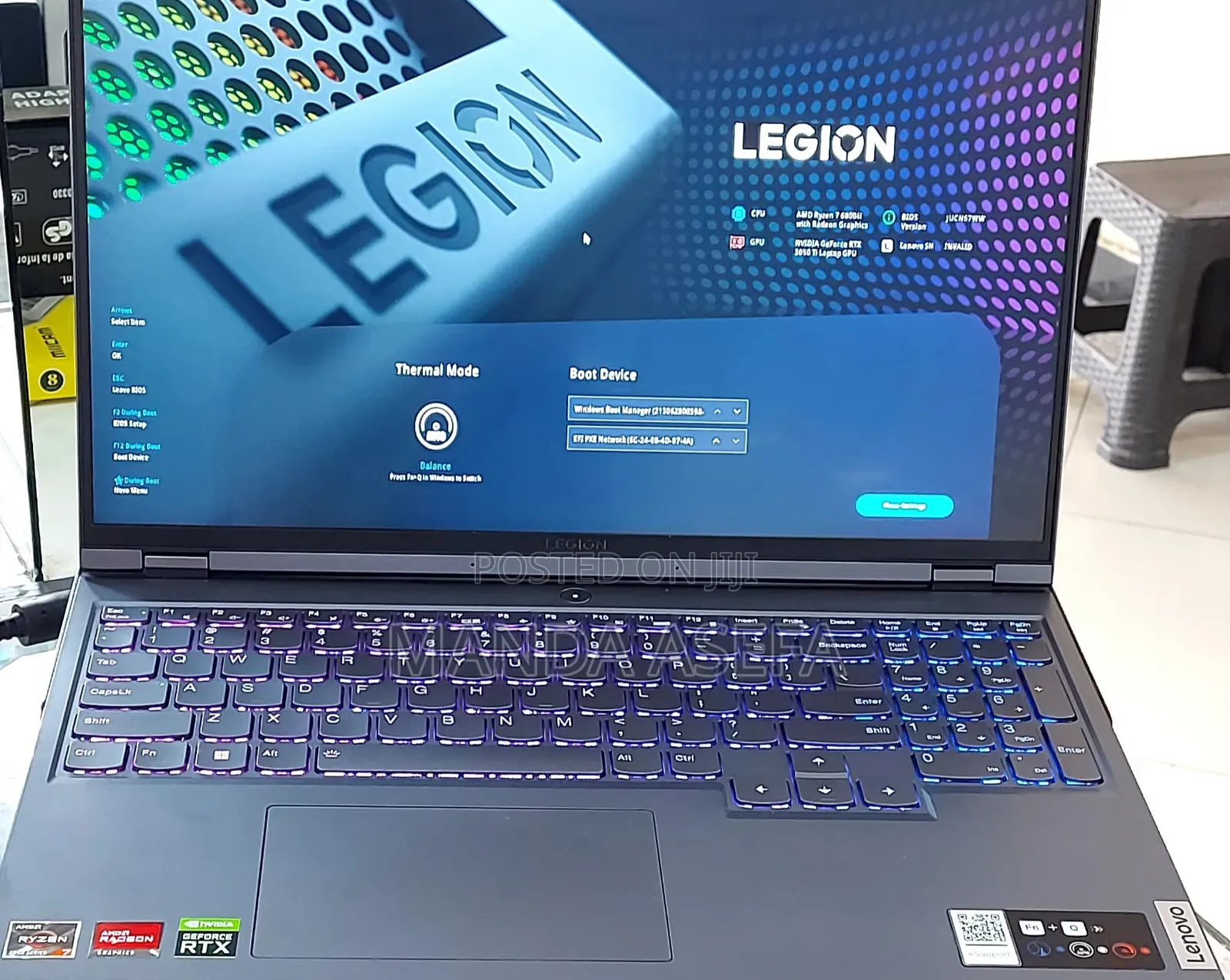 New Laptop Lenovo Legion 5 16GB AMD Ryzen 7 SSD 512GB