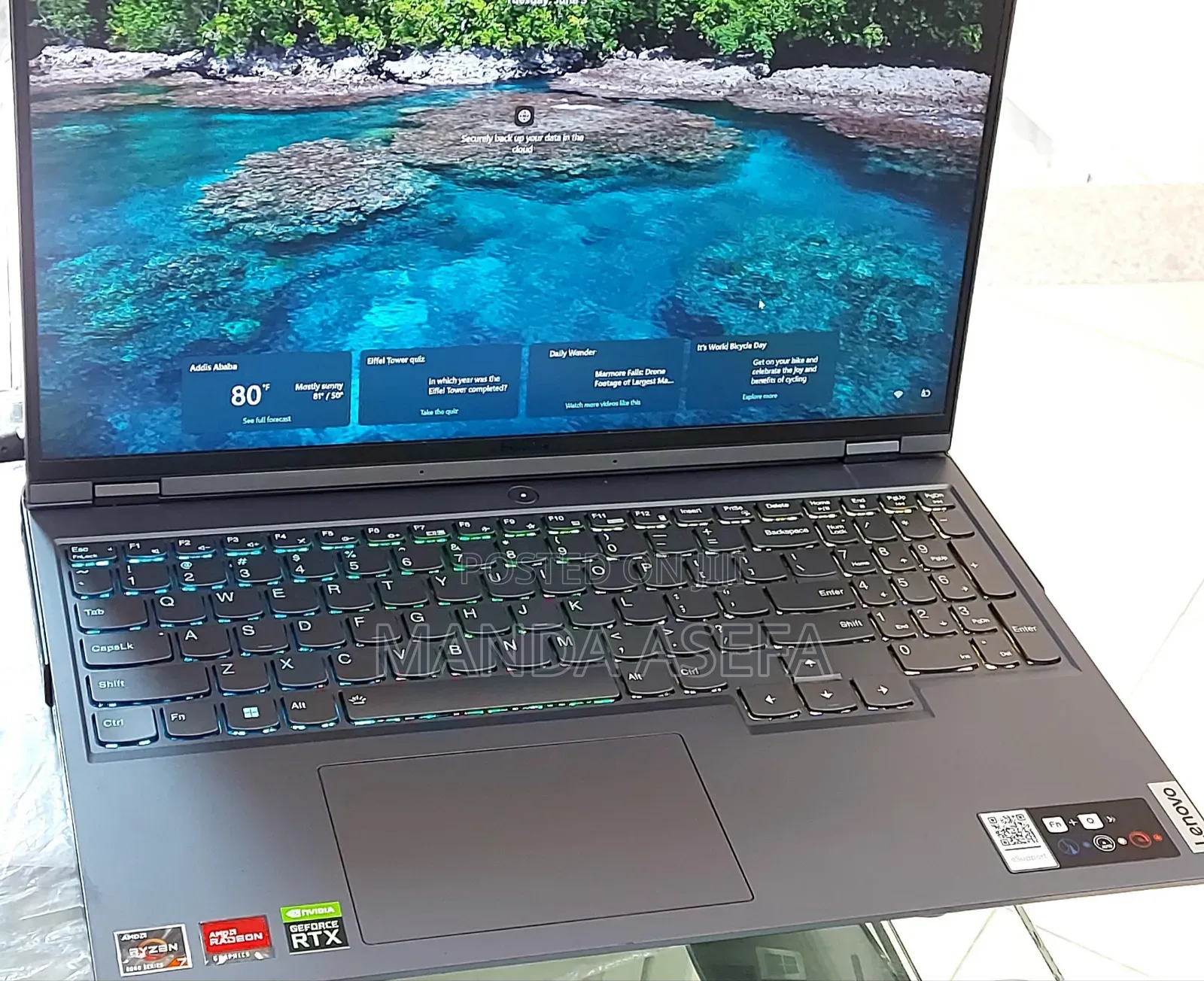 New Laptop Lenovo Legion 5 16GB AMD Ryzen 7 SSD 512GB