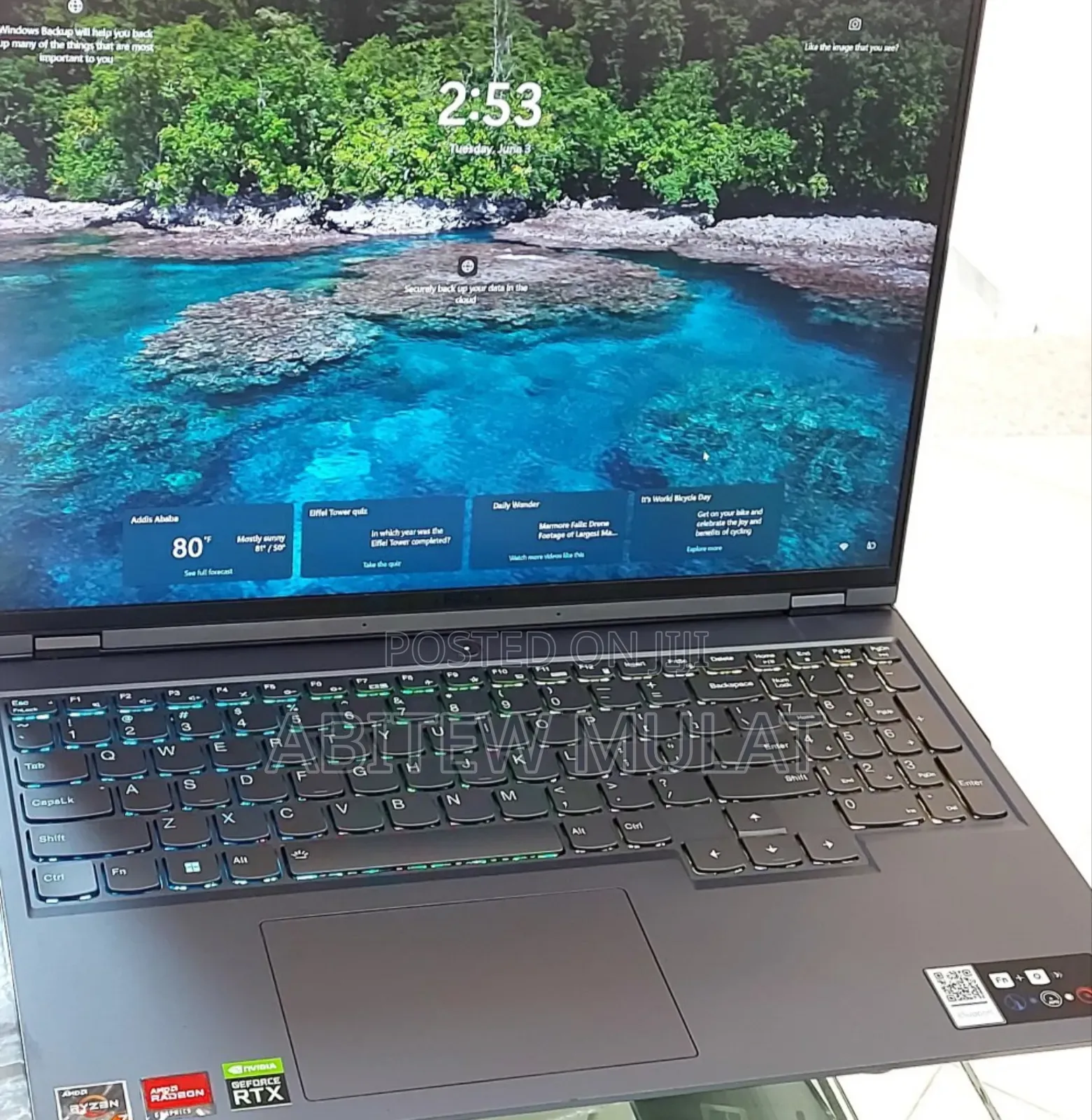 New Laptop Lenovo Legion 5 16GB AMD Ryzen 7 SSD 512GB