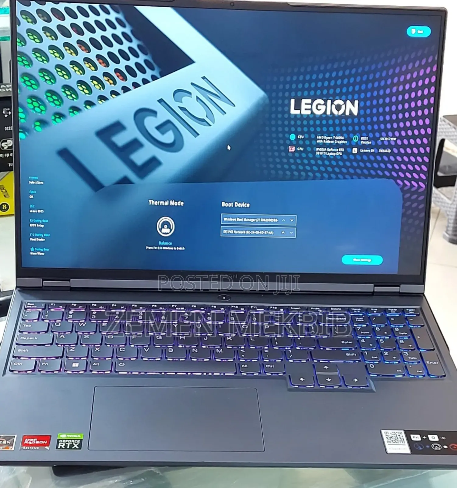 New Laptop Lenovo Legion 5 16GB AMD Ryzen 7 SSD 512GB