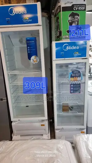 Midea Showcase 309-Liters Display Fridge Deliverl