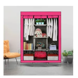 Sleek Tube-Frame Wardrobe for Modern Interiors**