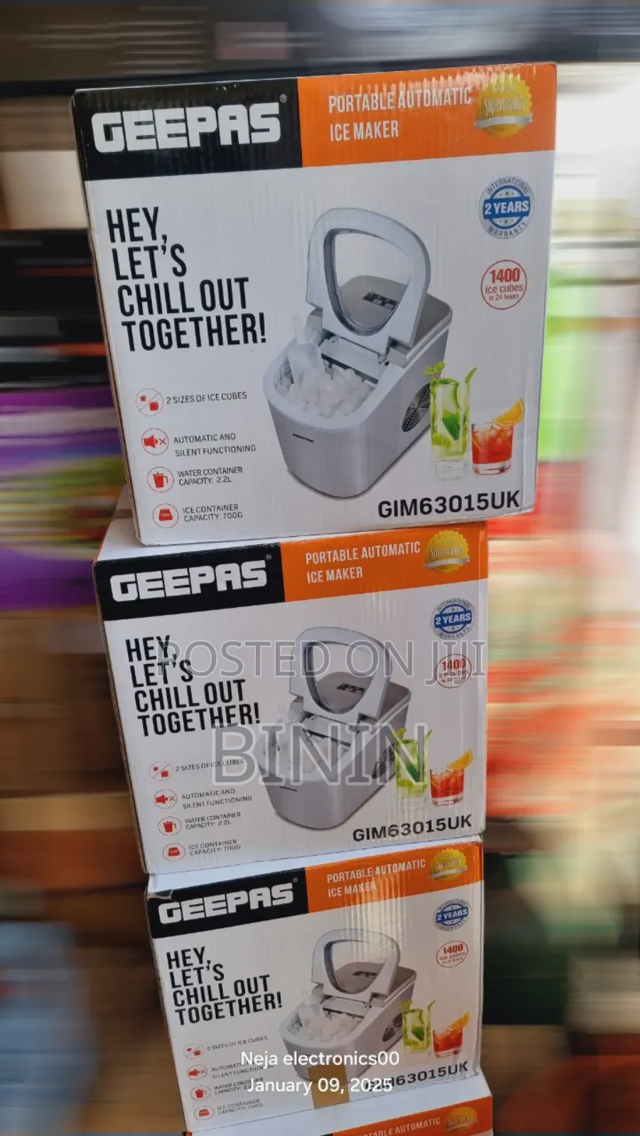 Ice Makers 12kg 1-Days for Sale in Geepars Deliver