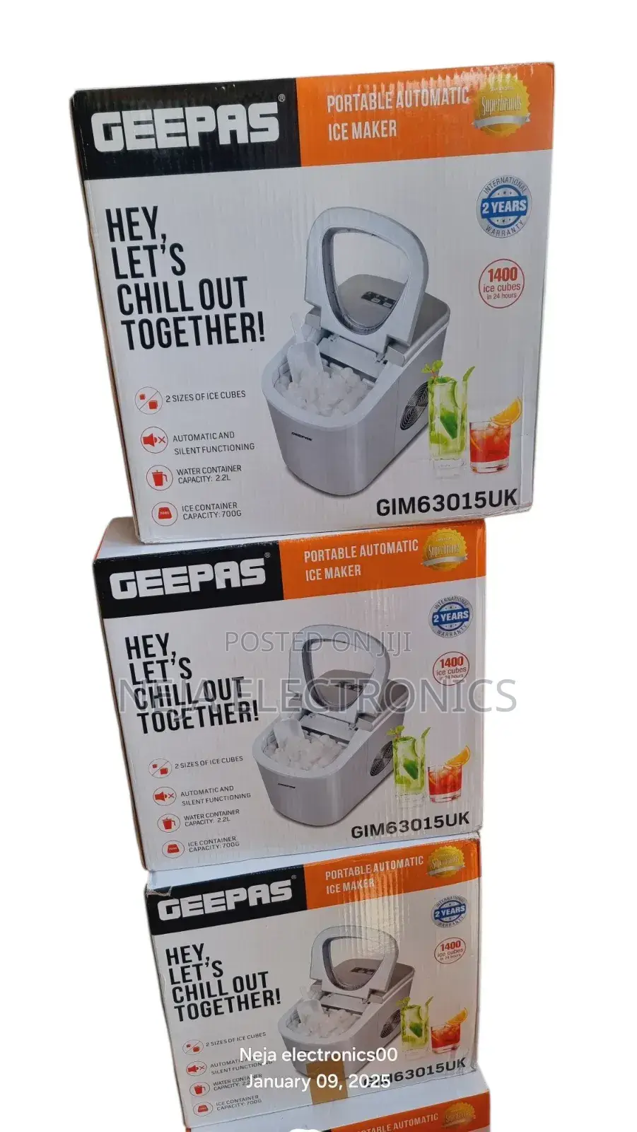 Geepas Ice Makers 2.2l for Sale Pruce in Ice Makers Deliver