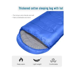 Photo - Premium Sleeping Bag: 210cm Comfort for Uninterrupted Sleep