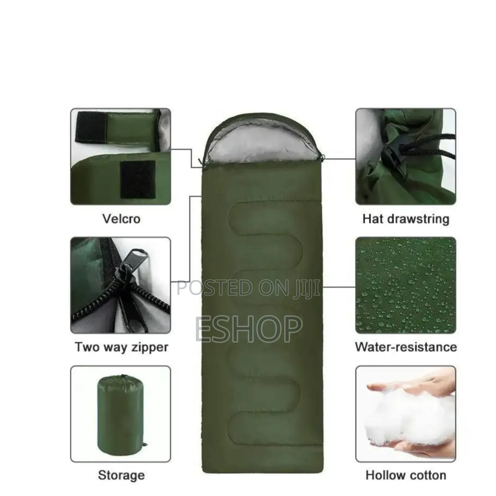 Premium Sleeping Bag: 210cm Comfort for Uninterrupted Sleep