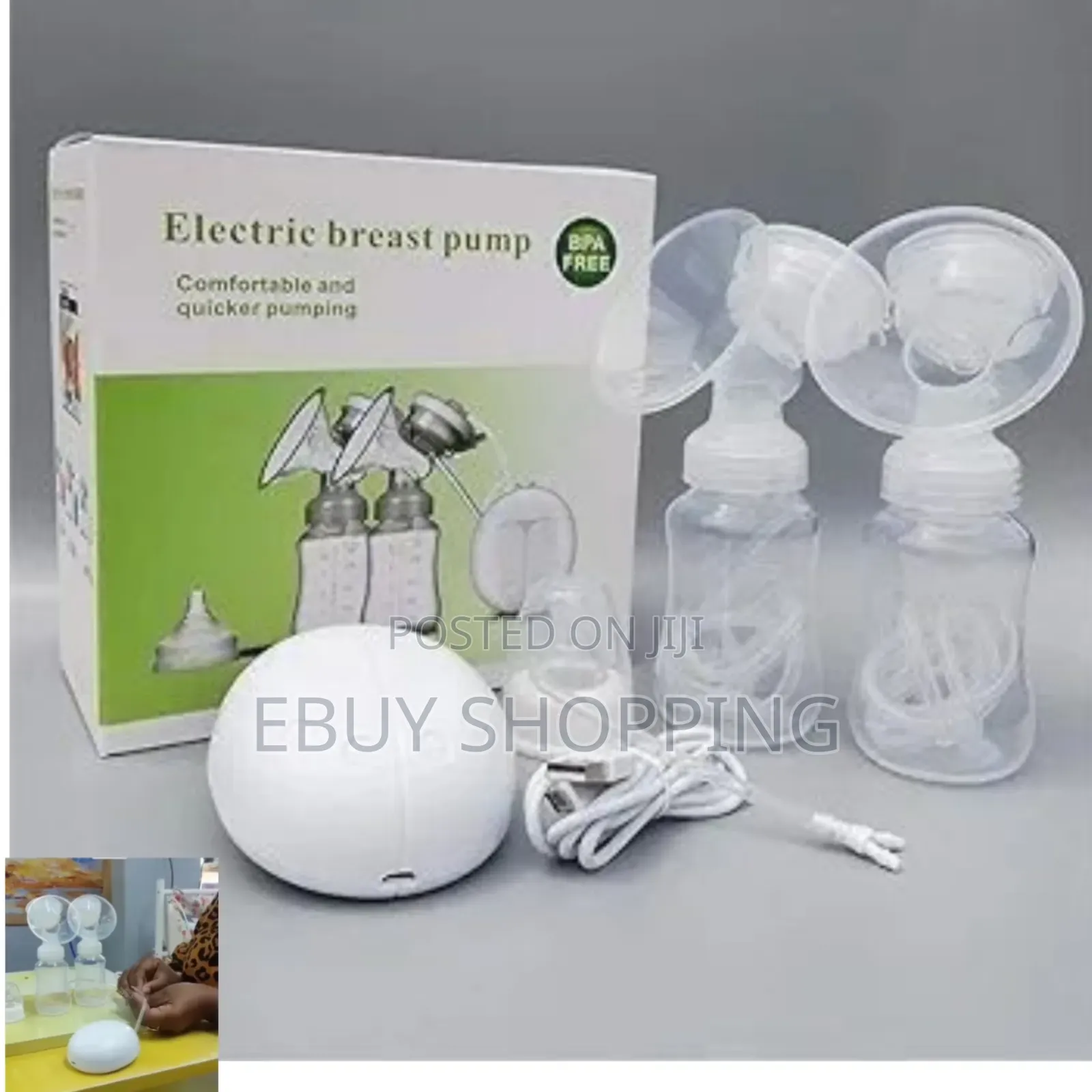 Innovative Double Pump –Hands-Free Design, Gentle on Nipples