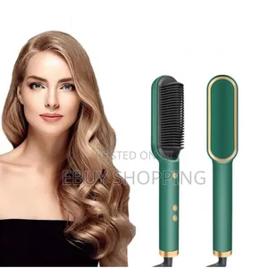 Luxury Straightening Kit: Comb Heads for Every Style Need"*