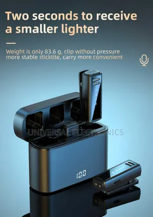 Photo - Lavalier Microphone 50m Range 2.4ghz Transmission Technology