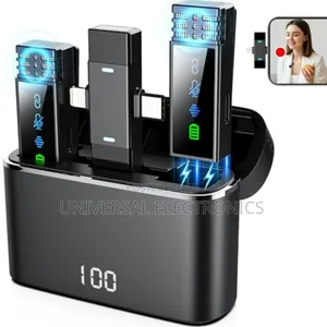 Photo - DSP Reverberation Dual Noise Reduction Lapel Microphone 50m